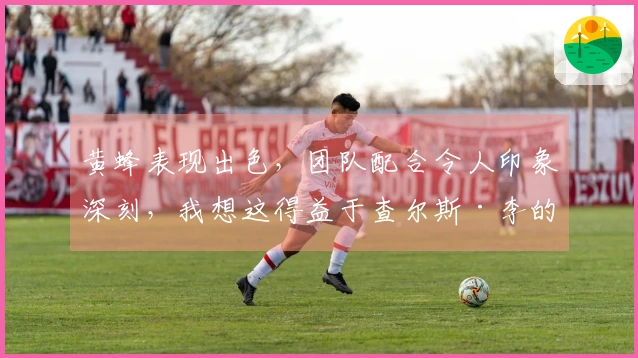 黄蜂表现出色，团队配合令人印象深刻，我想这得益于查尔斯·李的指导